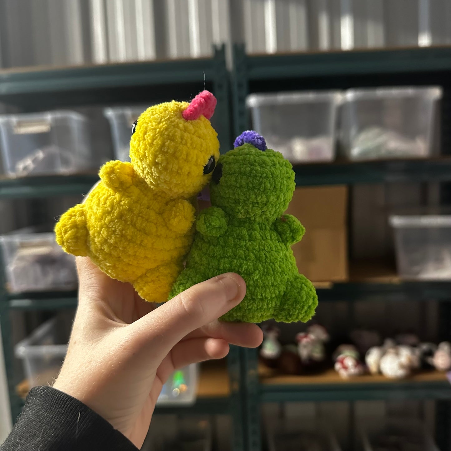 Dinosaur crochet friend