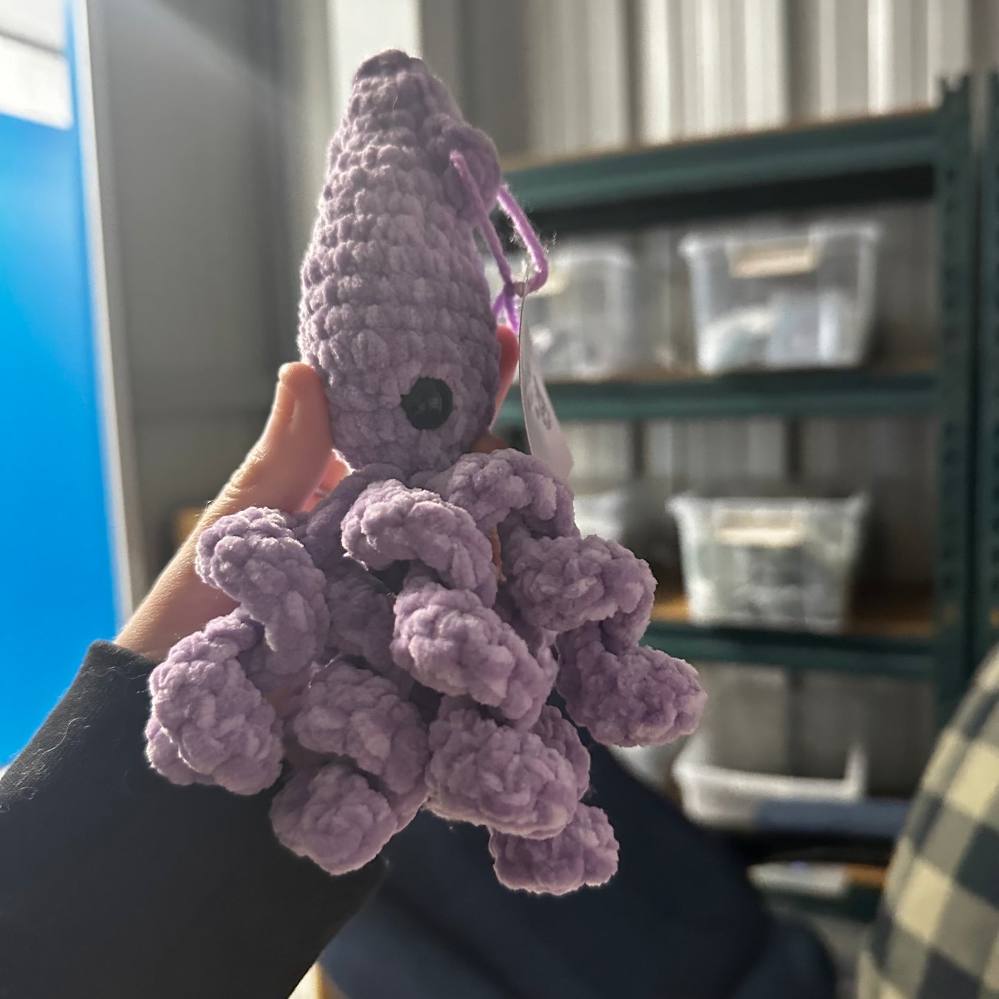 Purple Squid Crochet Friend