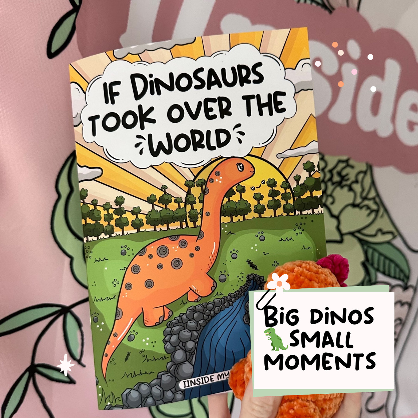 If Dinosaurs Took Over The World - Colouring Book