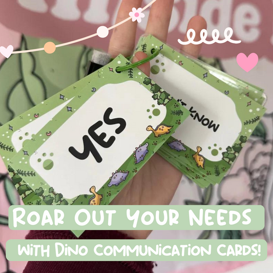 Dino Communication Cards
