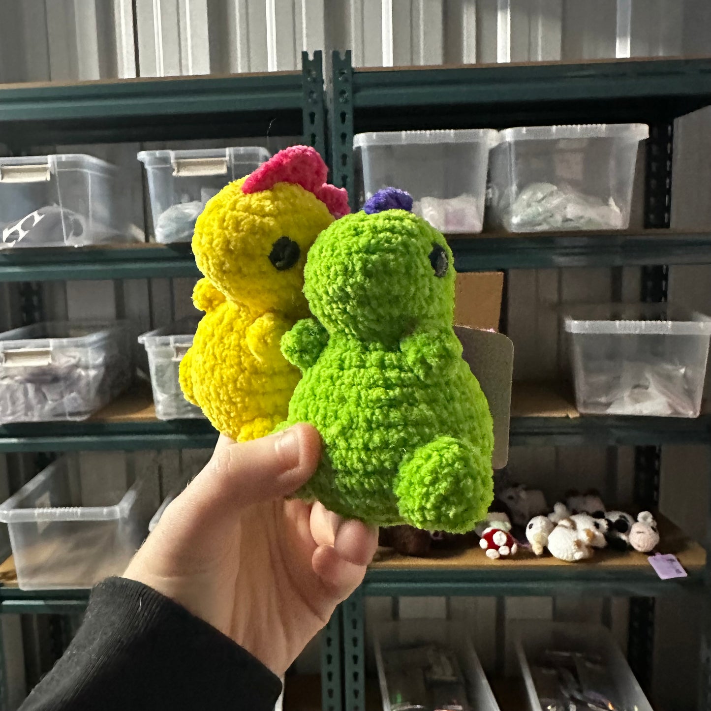 Dinosaur crochet friend