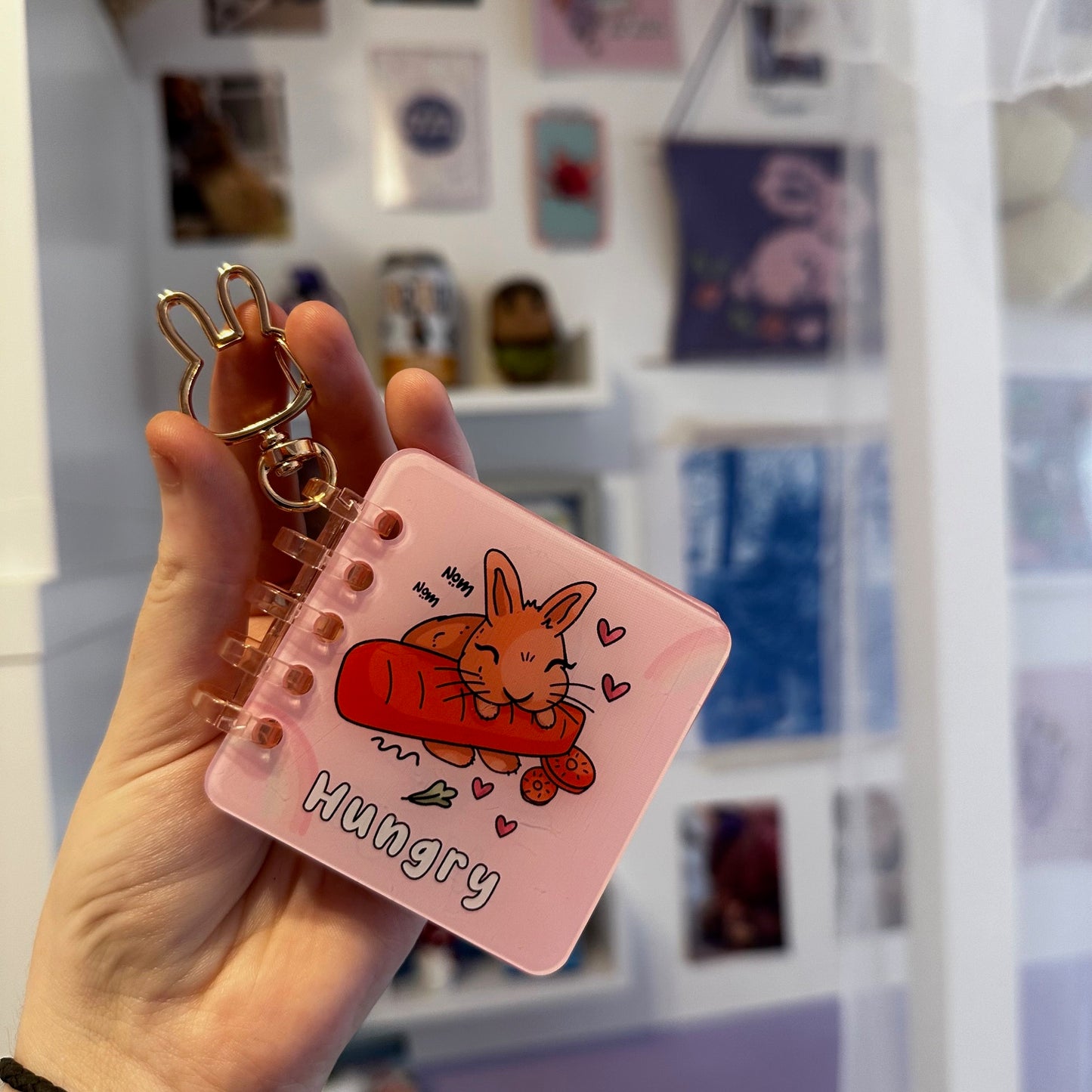 Rabbit Emotion Keychain