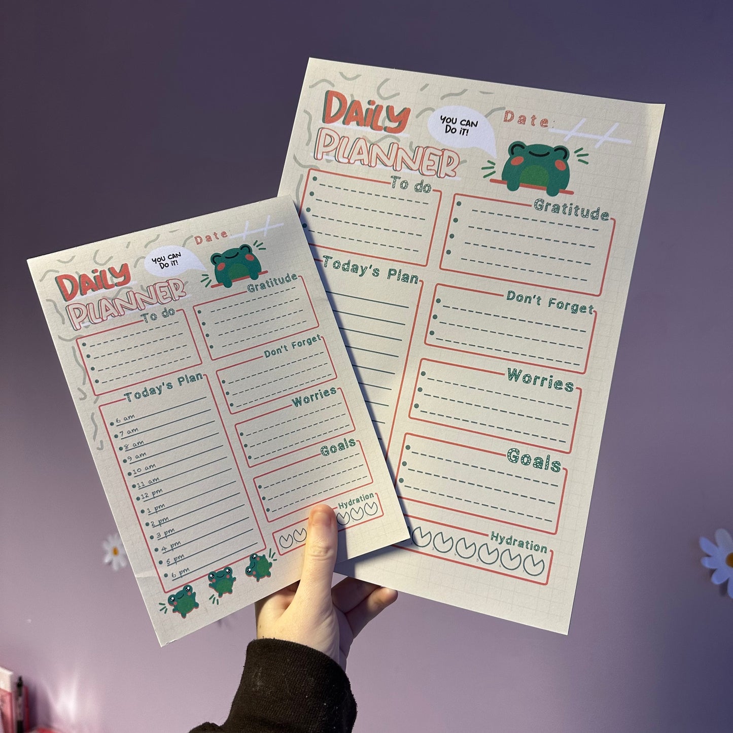 Froggy Daily Check In - Notepad