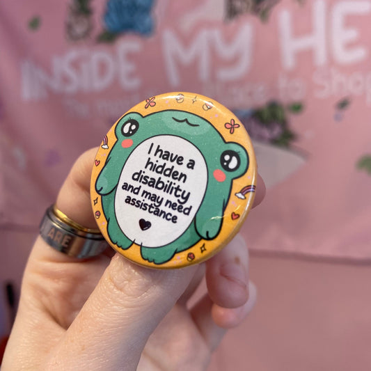 Froggy physical disability badge