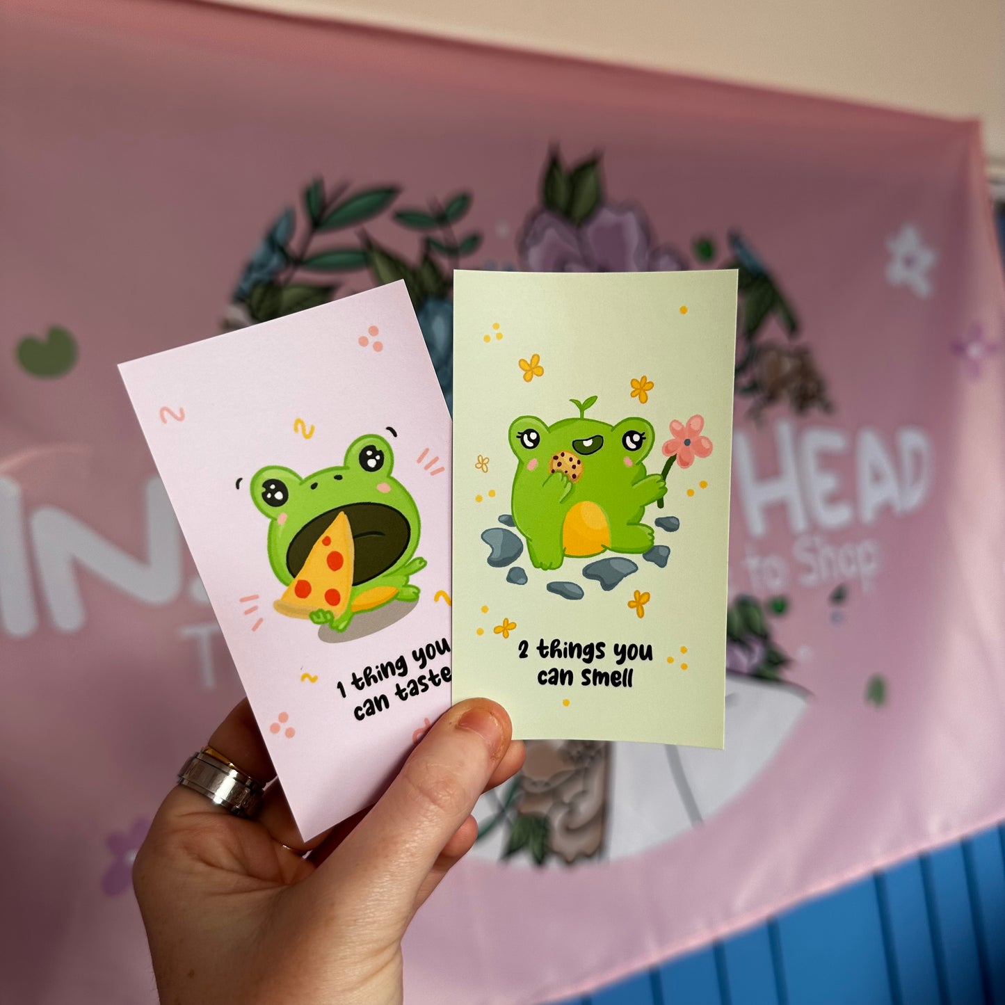 Froggy Grounding Cards
