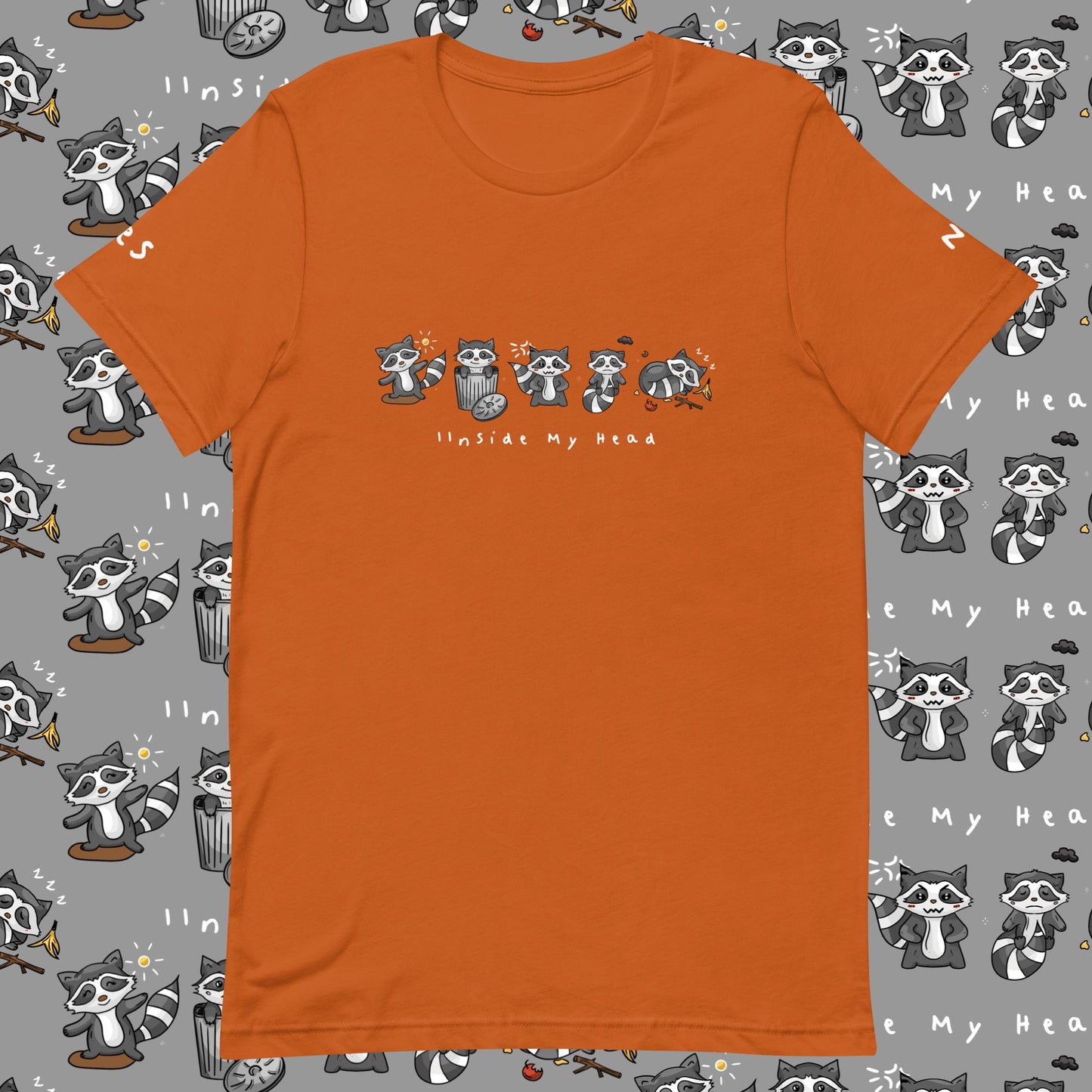 Raccoon Communication t-shirt