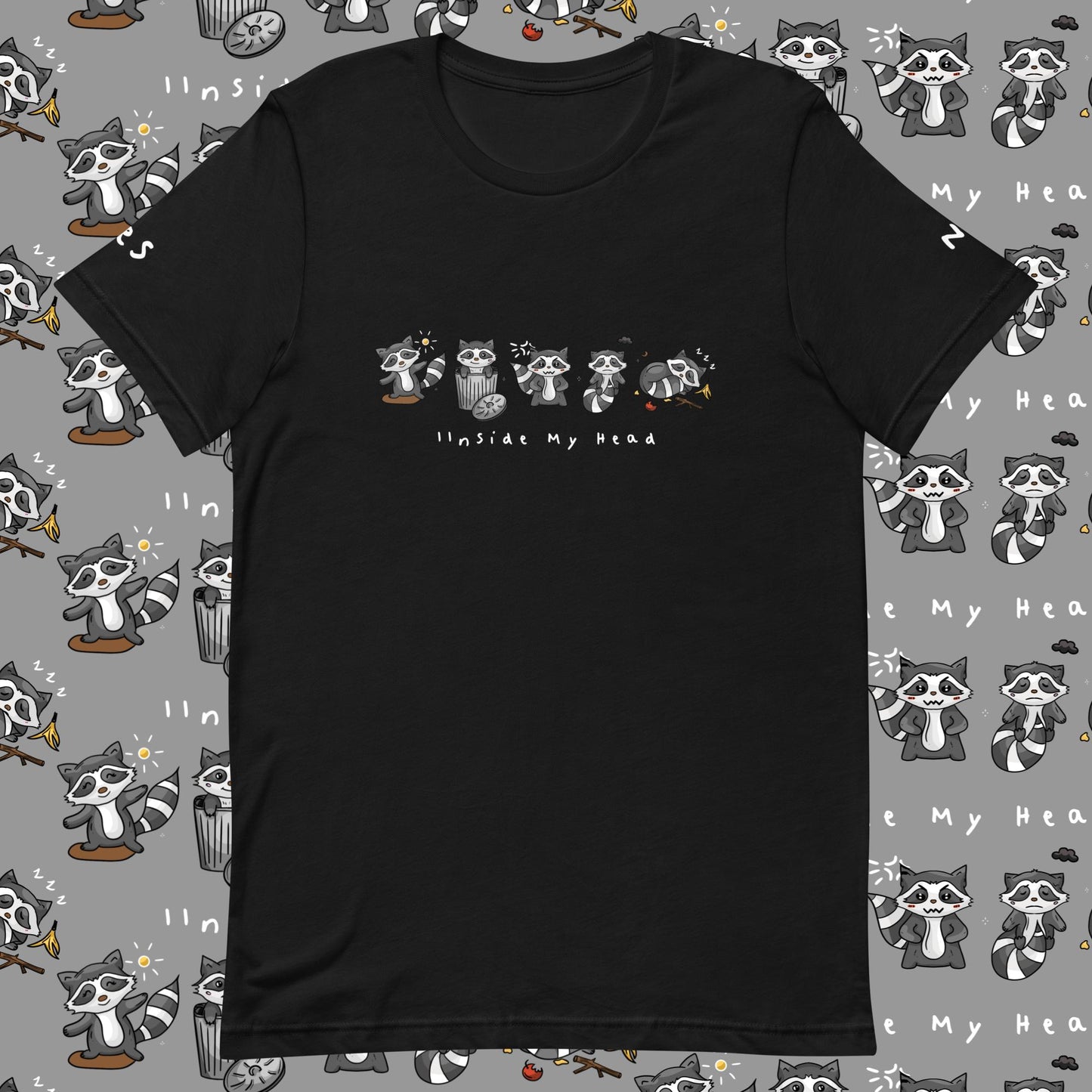 Raccoon Communication t-shirt