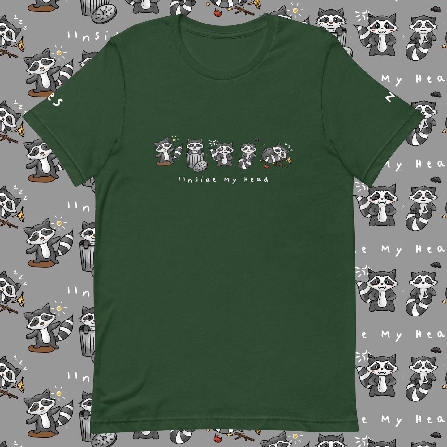 Raccoon Communication t-shirt