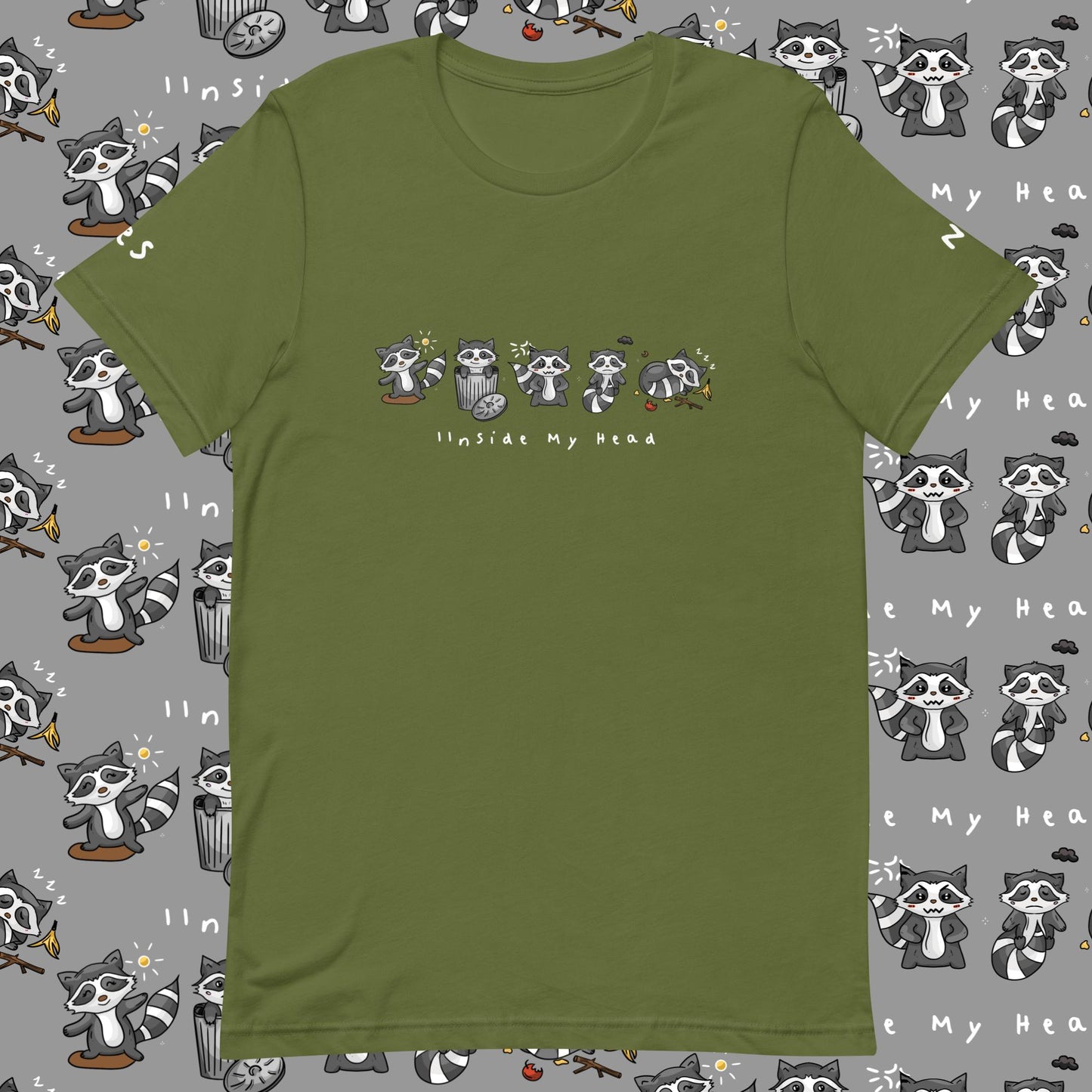Raccoon Communication t-shirt