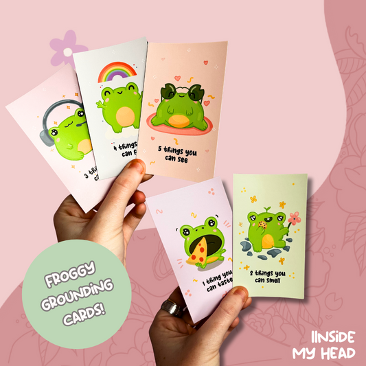 Froggy Grounding Cards