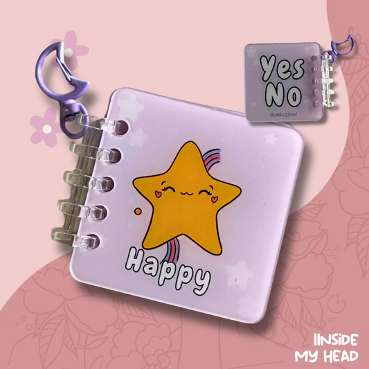 Space Emotion Keychain