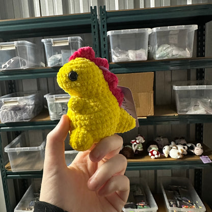 Dinosaur crochet friend