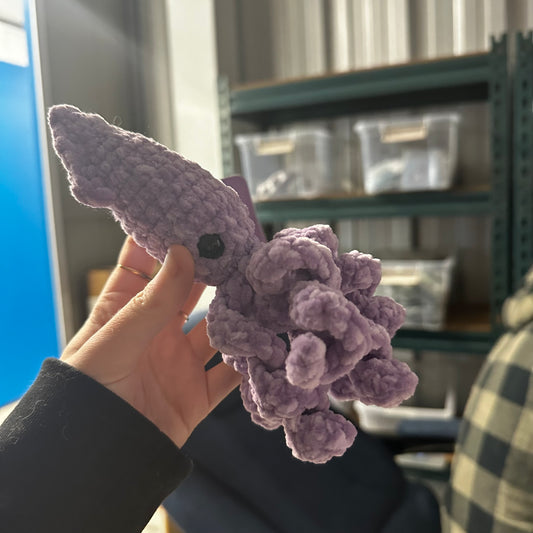 Purple Squid Crochet Friend
