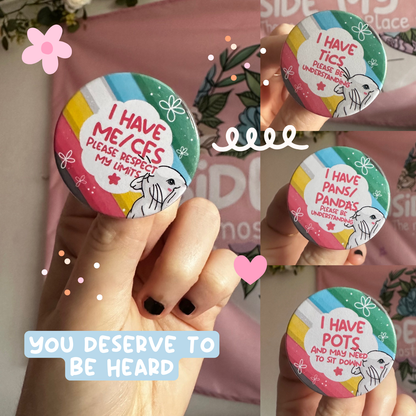 Bunny Physical Disability Badges