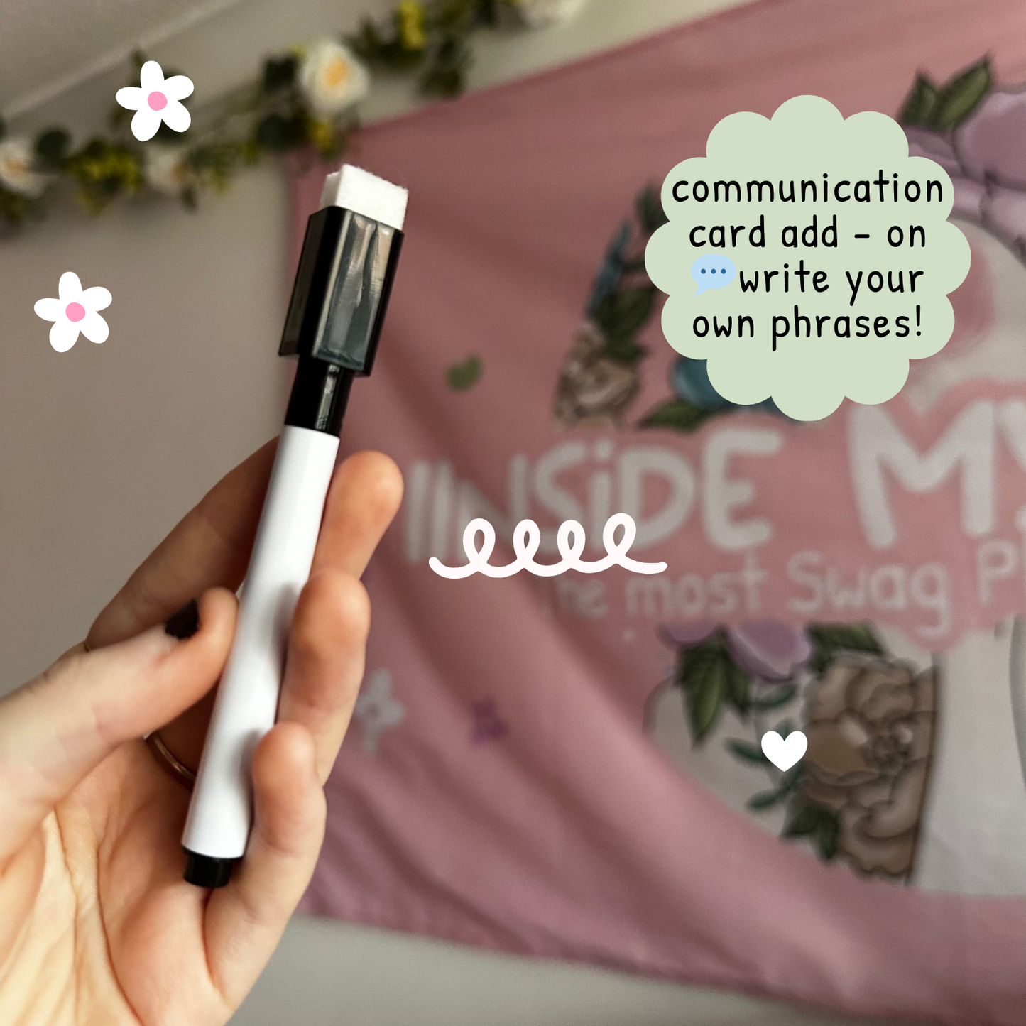 Communication Cards Dry Erase Pen