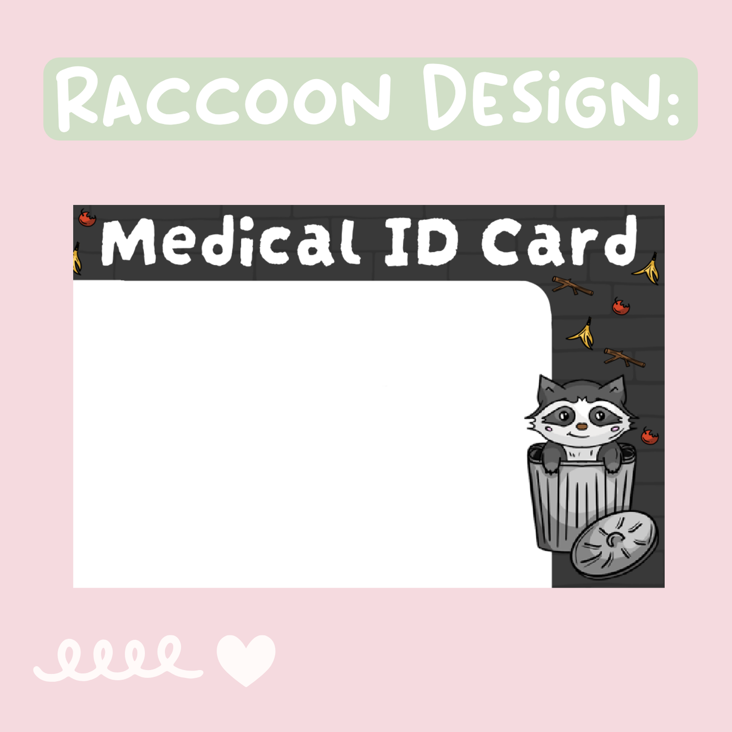 Custom Medical ID Card
