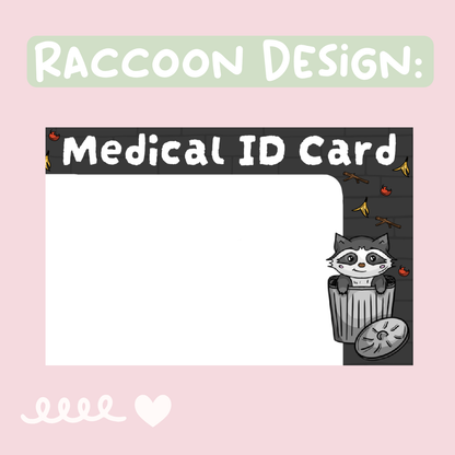 Custom Medical ID Card
