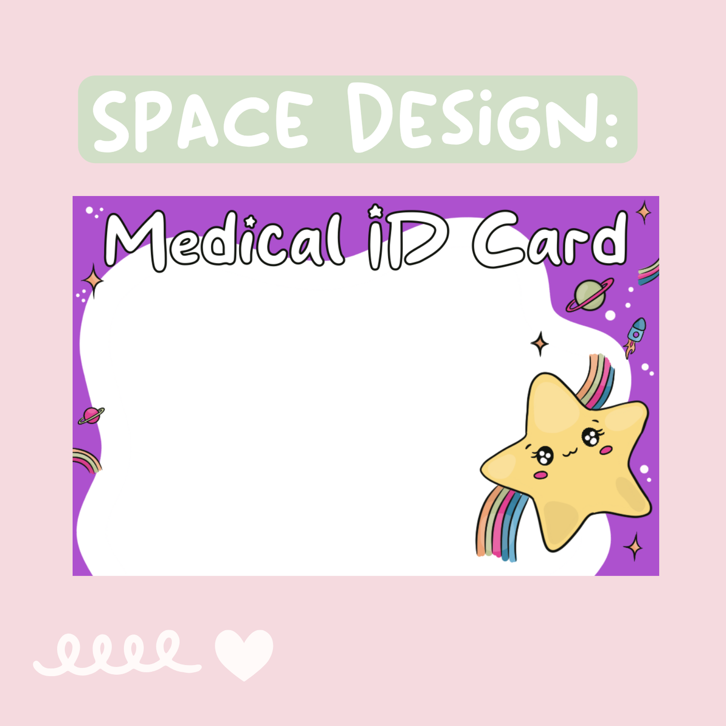 Custom Medical ID Card