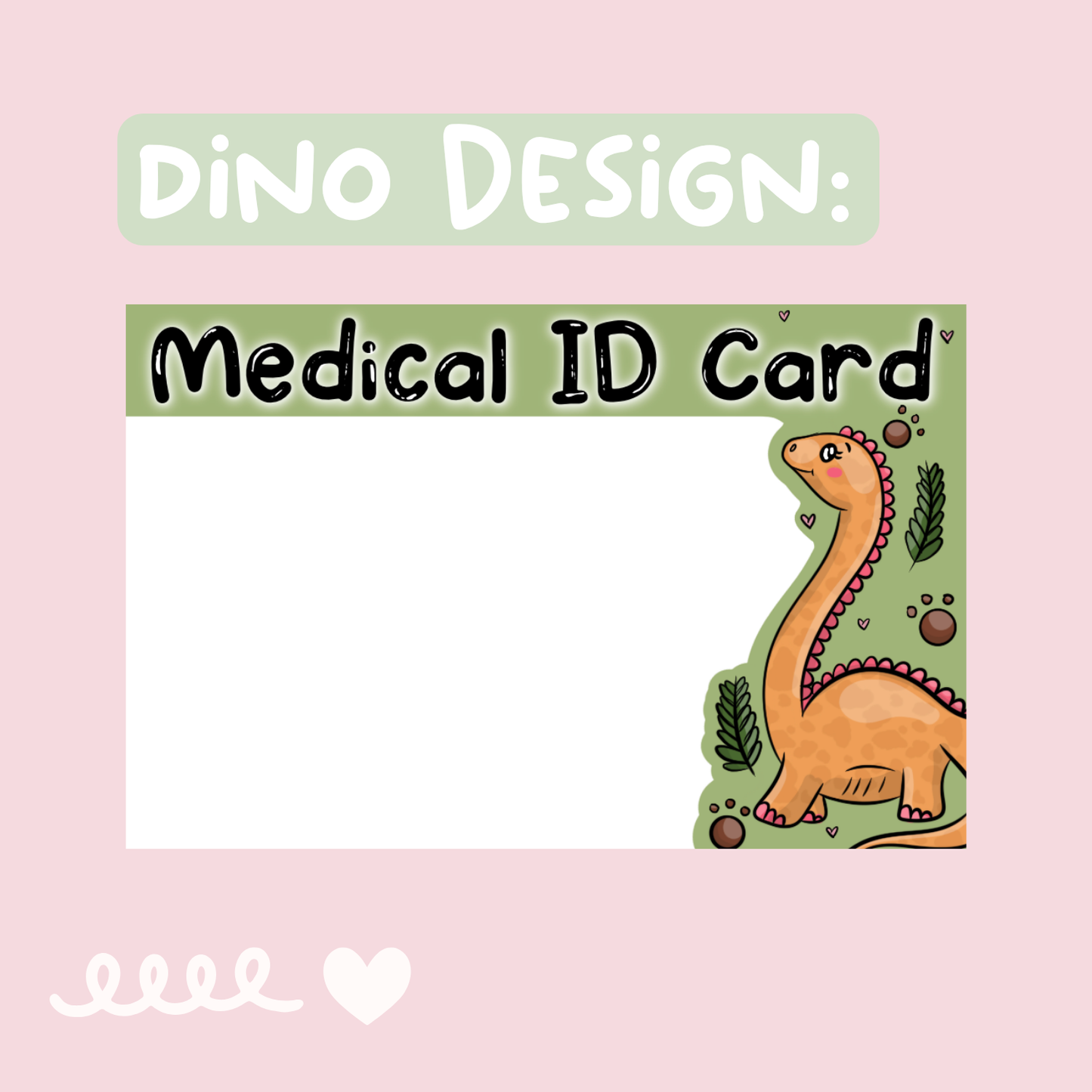 Custom Medical ID Card