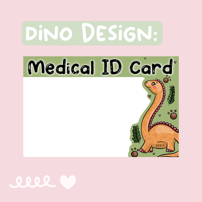 Custom Medical ID Card