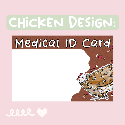 Custom Medical ID Card