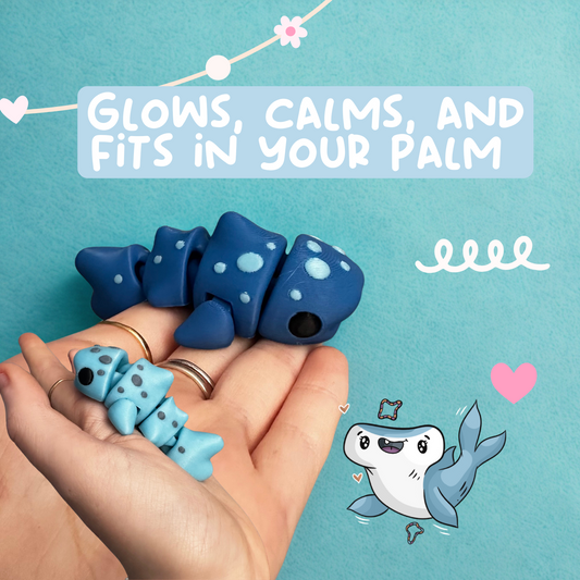 Glow-in-the-Dark Shark Fidget