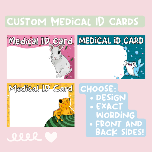 Custom Medical ID Card