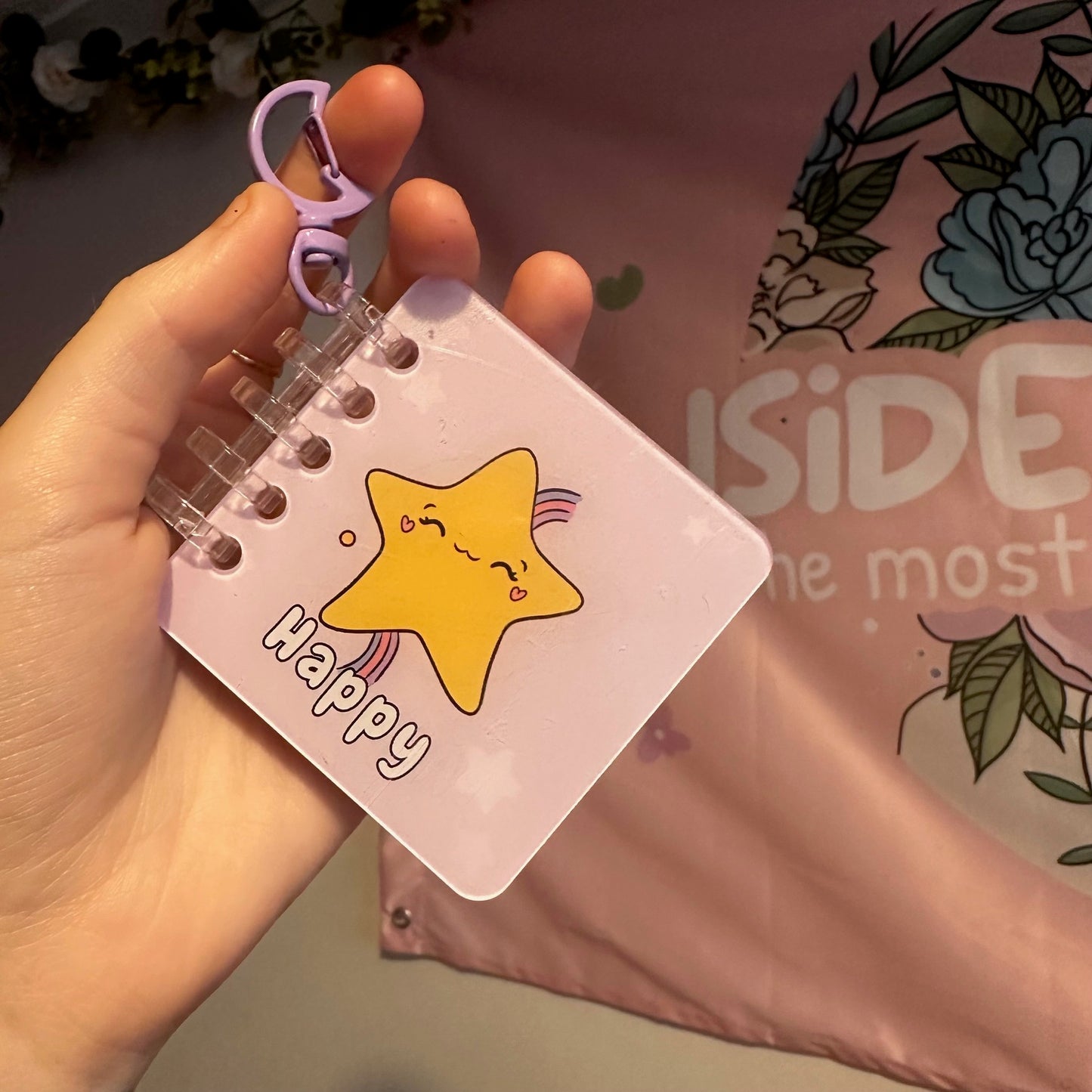 Space Emotion Keychain