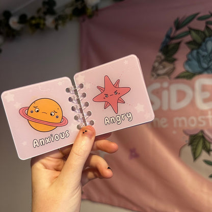 Space Emotion Keychain