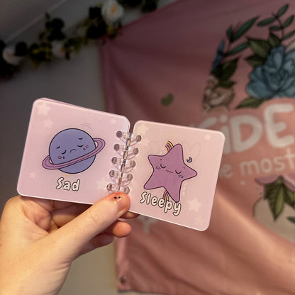 Space Emotion Keychain