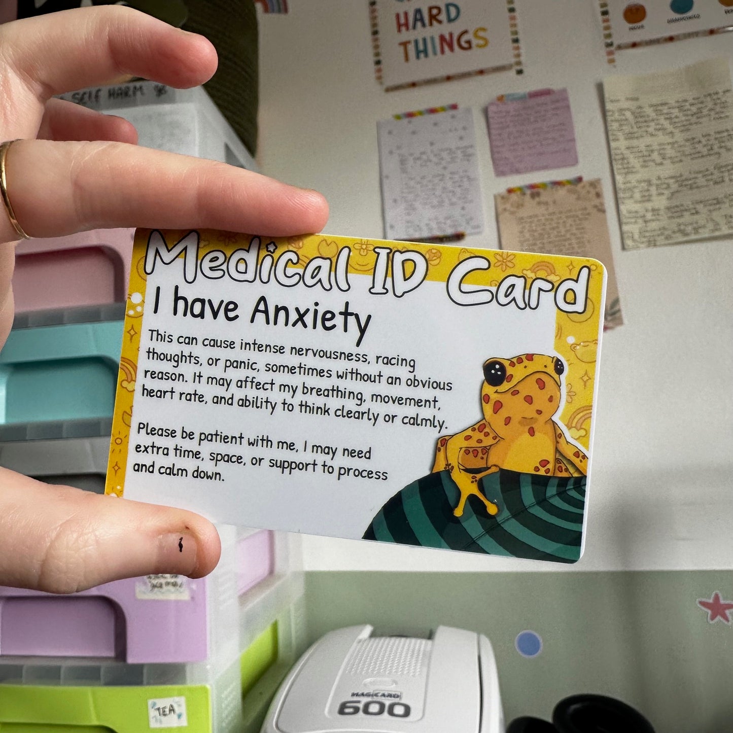 Frog Medical ID Cards