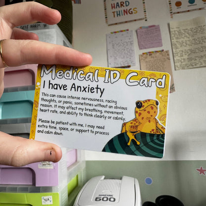 Frog Medical ID Cards