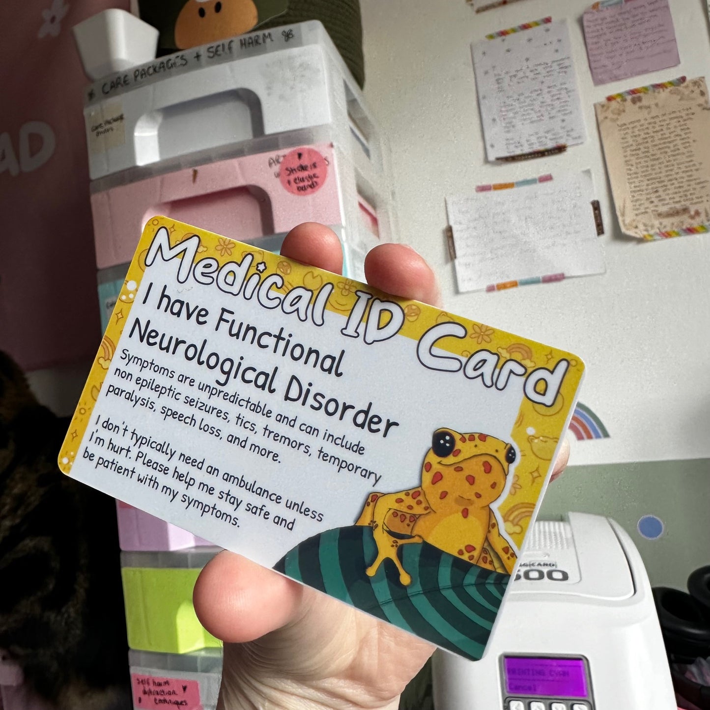 Frog Medical ID Cards
