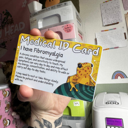 Frog Medical ID Cards