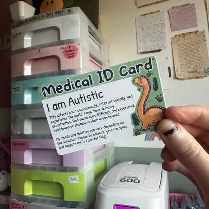 Dino Medical ID Cards
