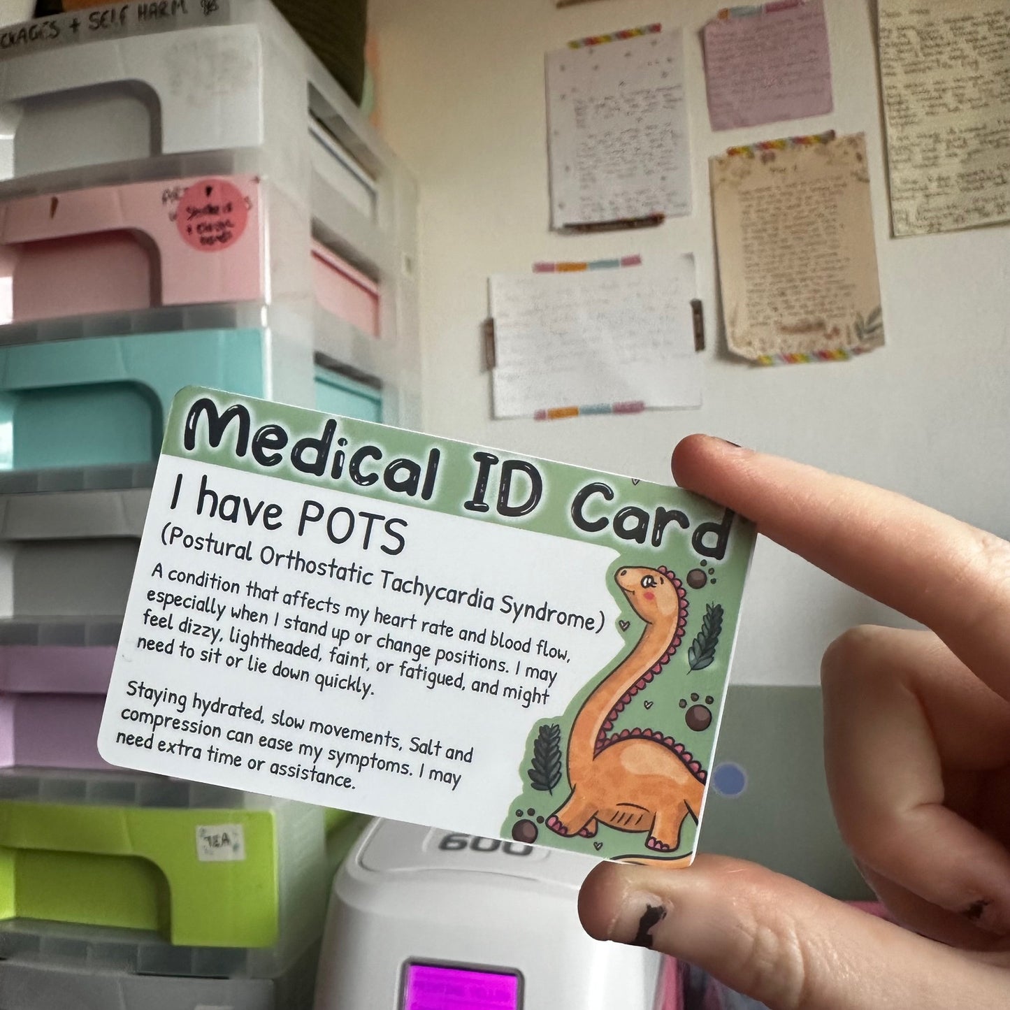 Dino Medical ID Cards