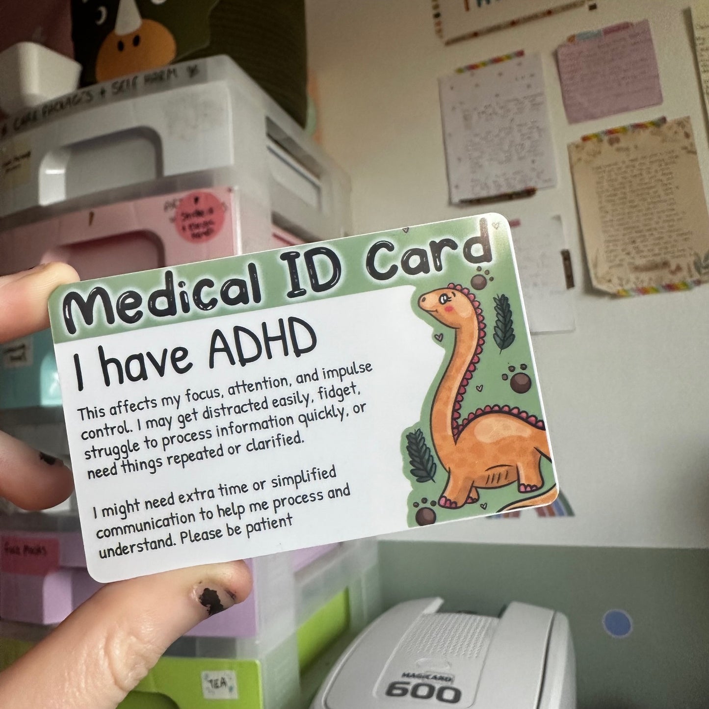 Dino Medical ID Cards