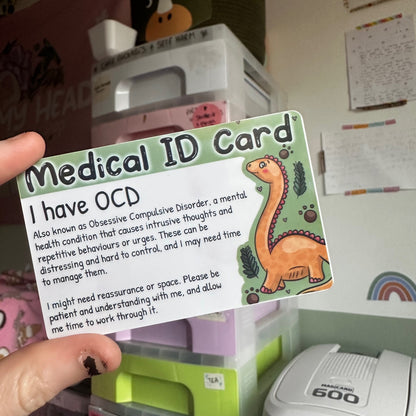Dino Medical ID Cards