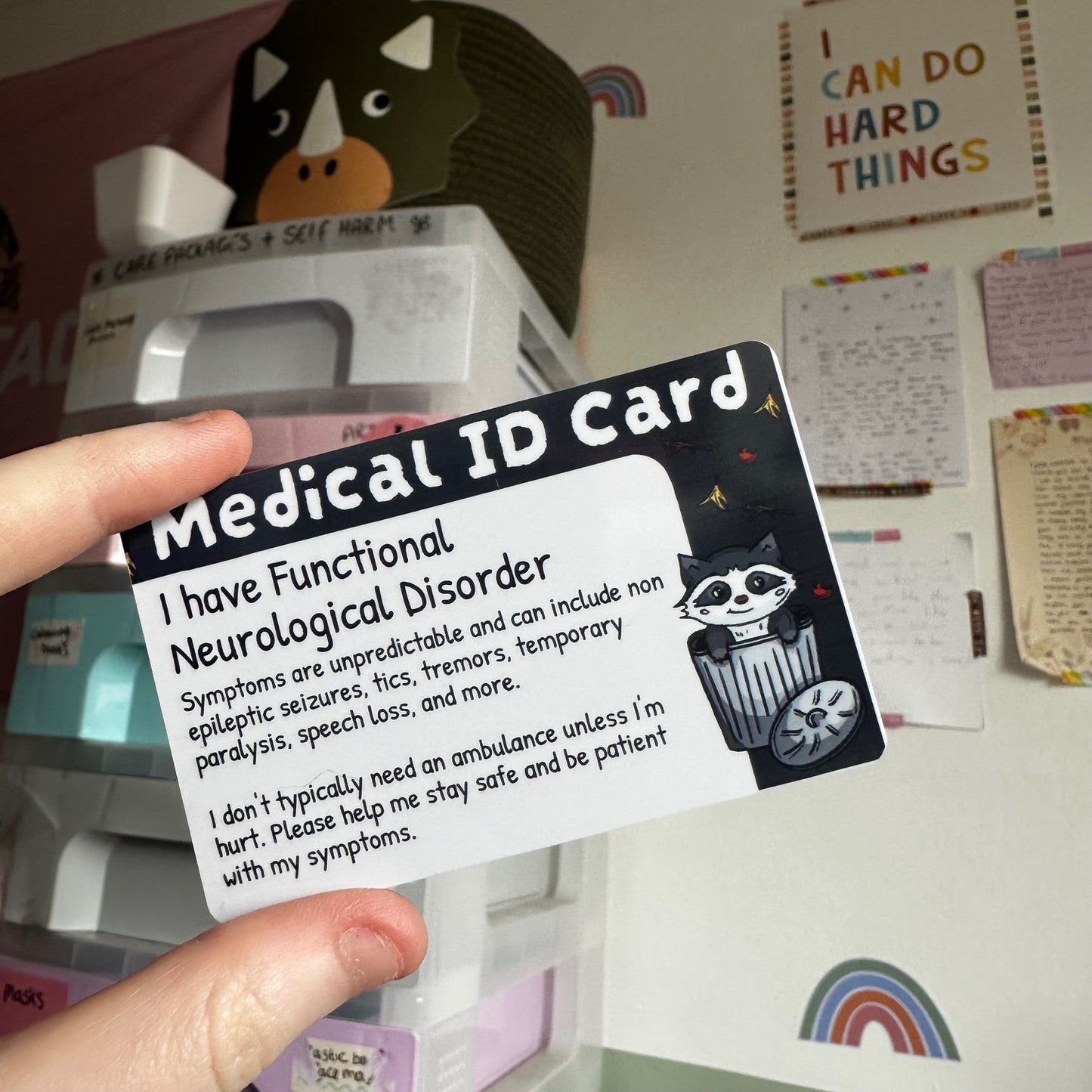 Raccoon Medical ID Cards