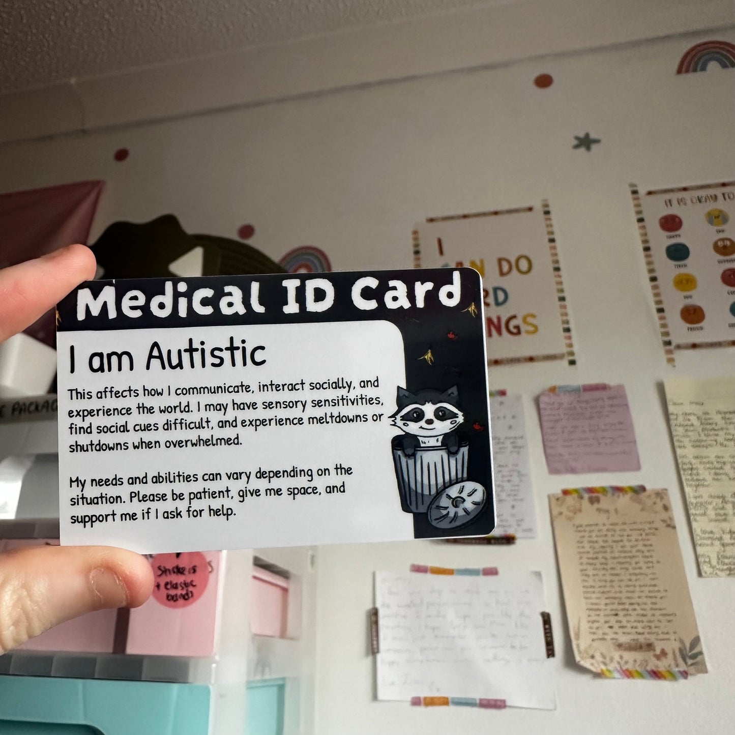 Raccoon Medical ID Cards