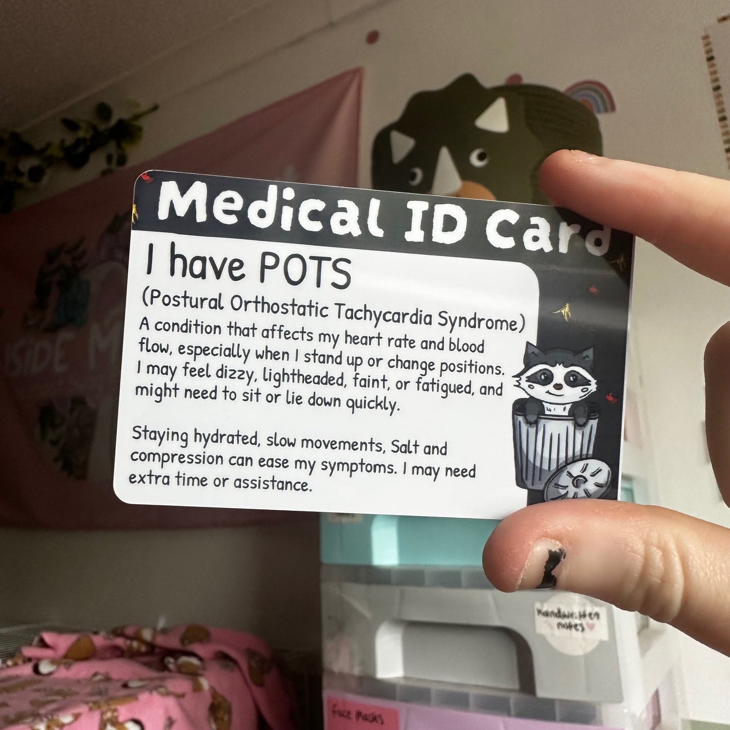 Raccoon Medical ID Cards