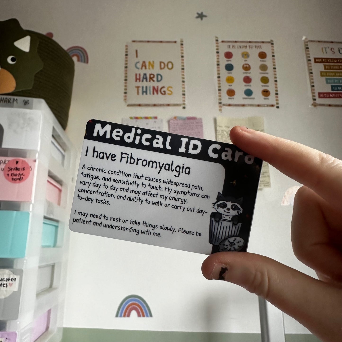 Raccoon Medical ID Cards