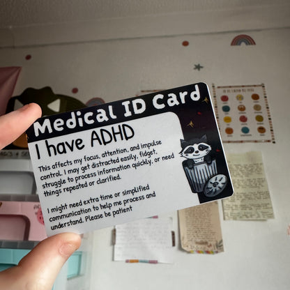 Raccoon Medical ID Cards