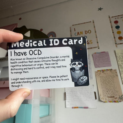 Raccoon Medical ID Cards