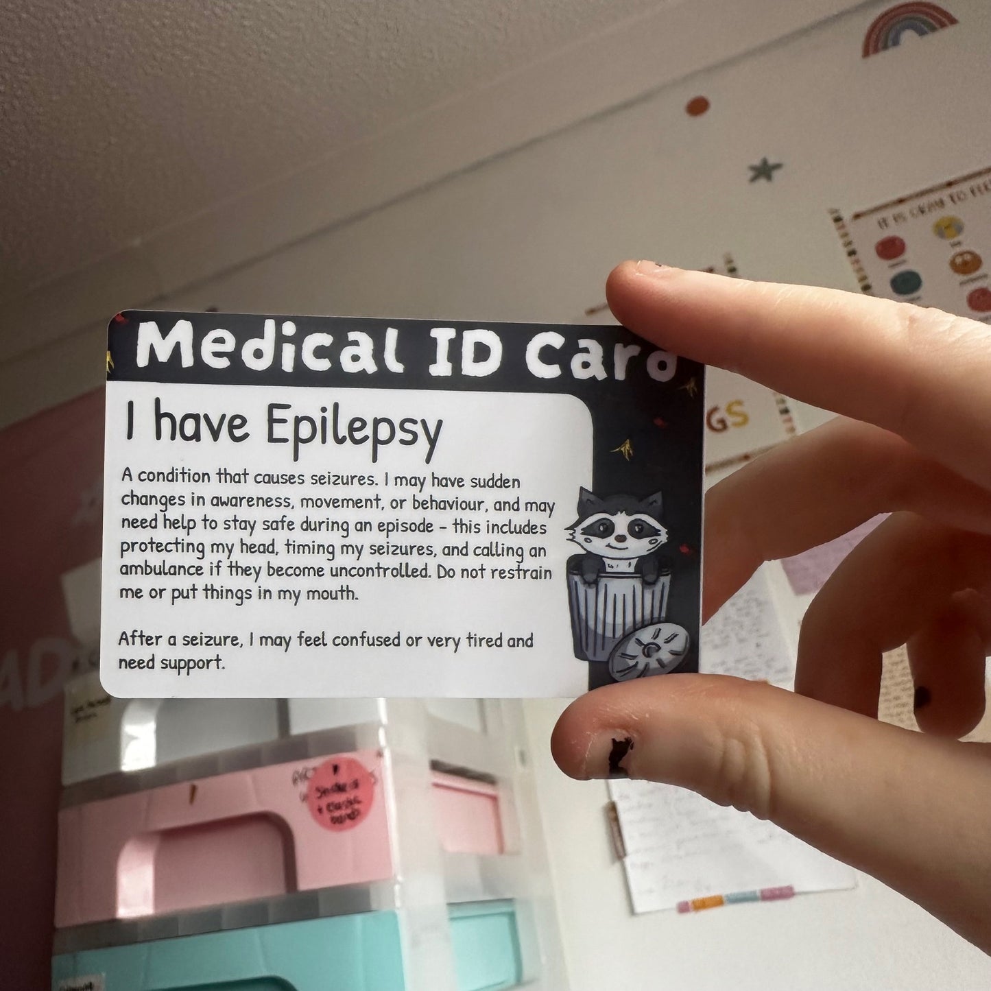 Raccoon Medical ID Cards