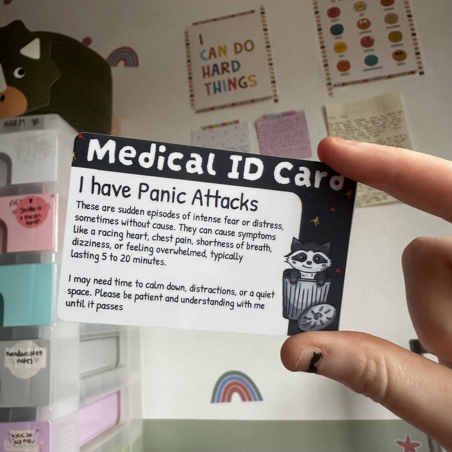 Raccoon Medical ID Cards