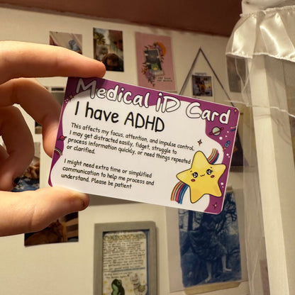 Space Medical ID Cards