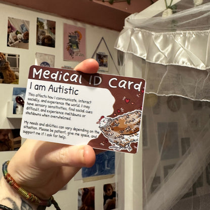 Chicken Medical ID Cards