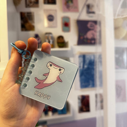 Shark Emotion Keychain