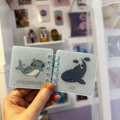 Shark Emotion Keychain